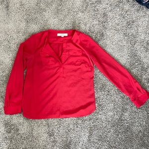 Red Loft Blouse